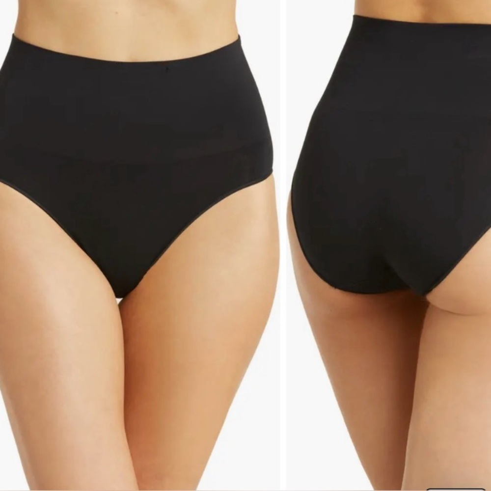 SPANX Ecocare Seamless‎ Shaping Brief. Large. Very Black.